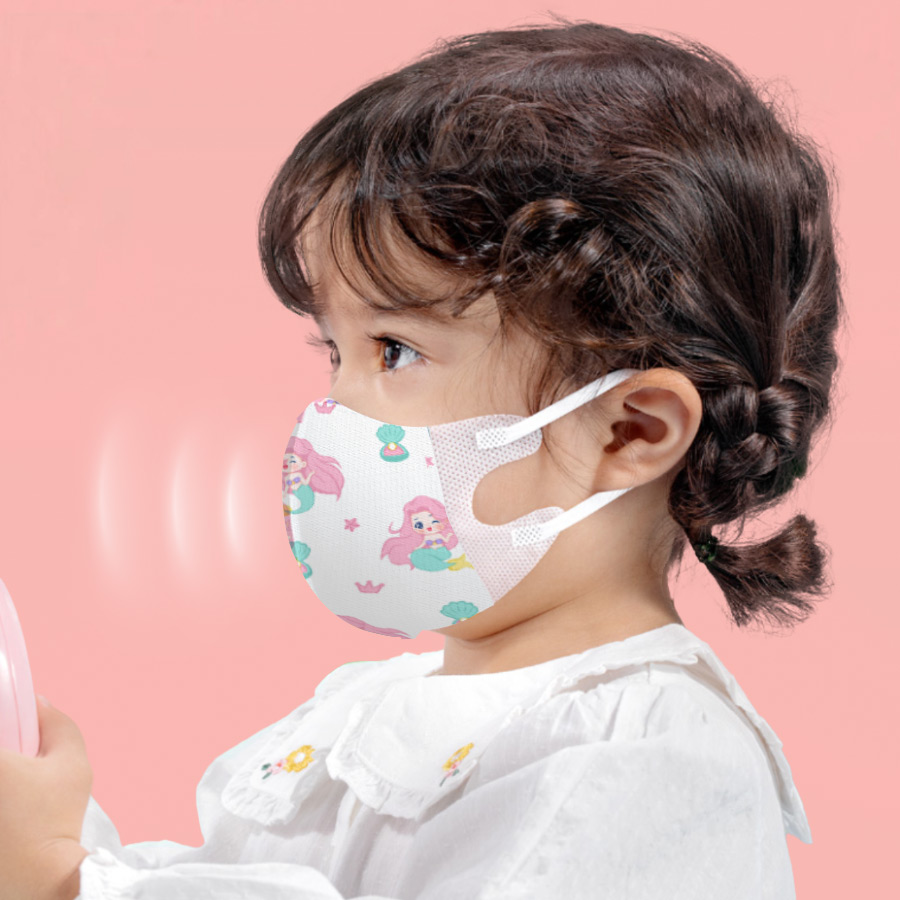Kids Face Mask - 30 pz 3D Maschera Per Bambini