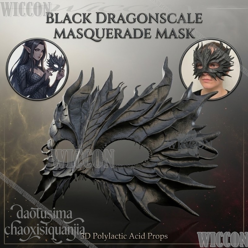 Maschera Nera a Squame di Drag - Black Face Mask Pack recensione e prezzo